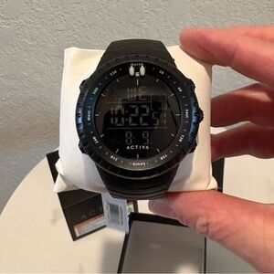 Activa Odyssey X Invicta Men's Digital Watch - 53mm. Black NWT